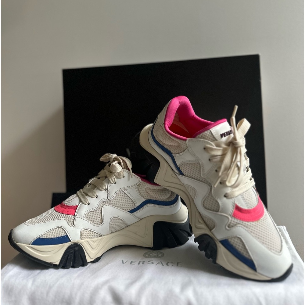 Versace Women’s Sneakers (Shoes) Size 37 (6.5) - Calf Leather